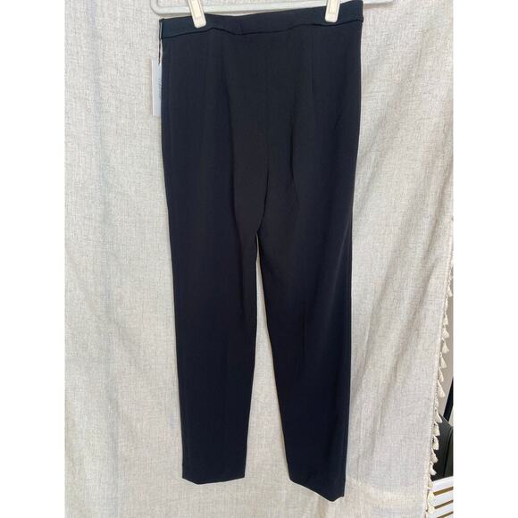 Calvin Klein Black Modern Essentials Trousers Pants Size 4 NWT - Picture 2 of 12